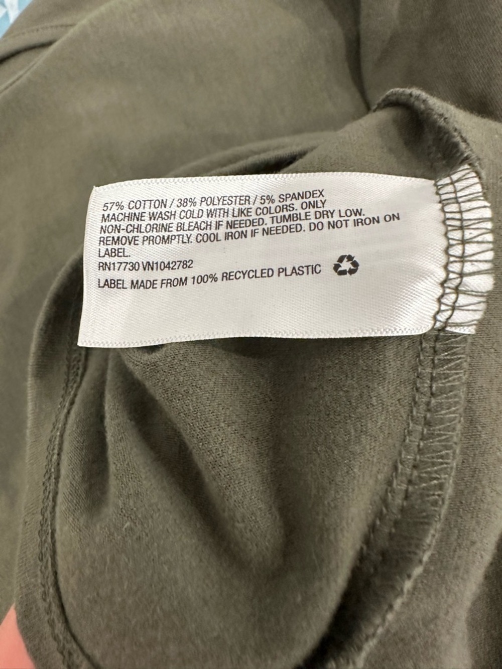 Isabel Maternity by Ingrid & Isabel Olive Green Tank Dress - Picture 4 of 4